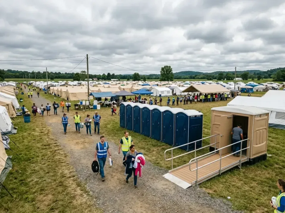 disaster-relief-camp-restrooms-010 — frequently asked questions, Dumpster & Portable Bathrooms Rental in Dunlap, IN